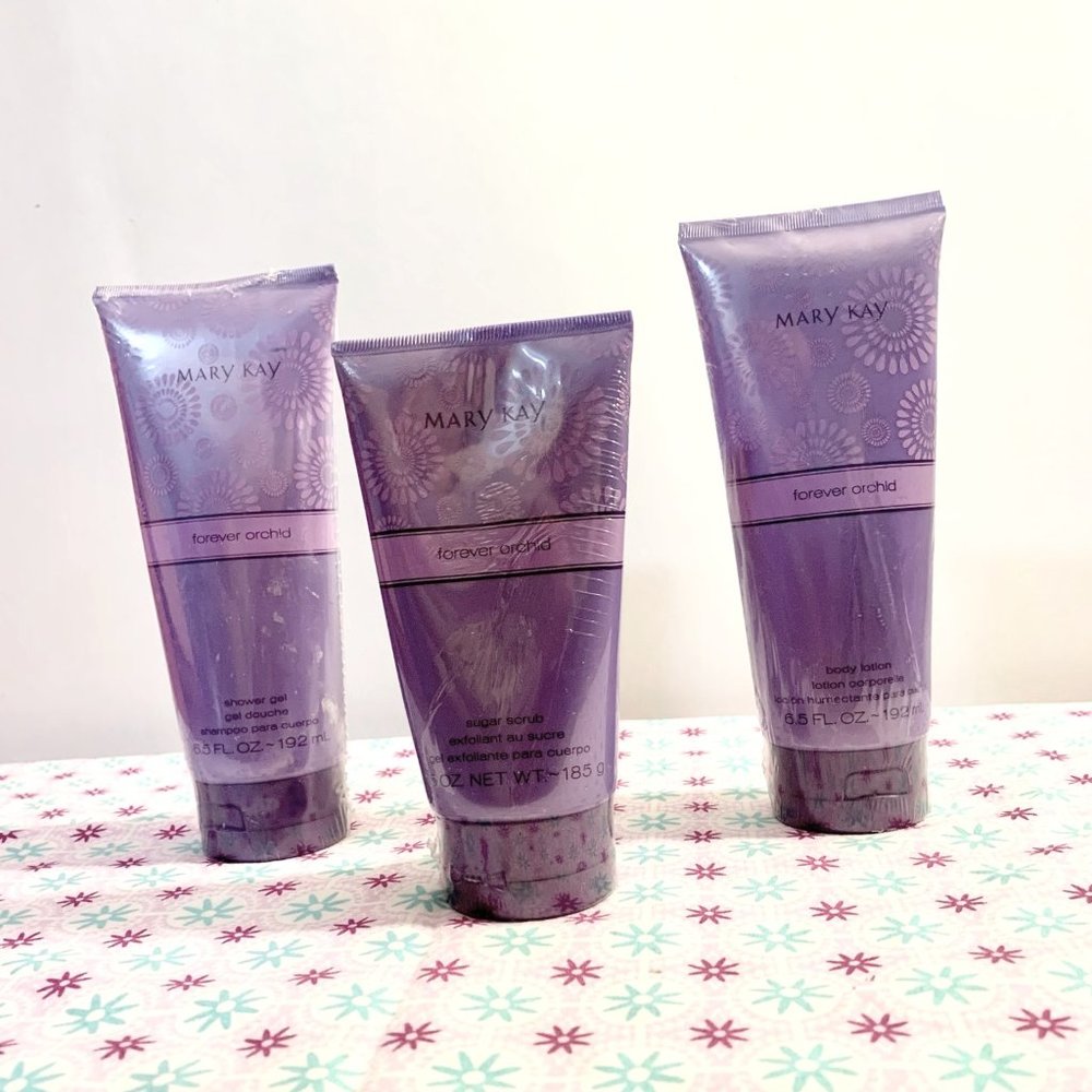 Mary Kay FOREVER ORCHID:    Body  Gel / Body Lotion / Body Scrub